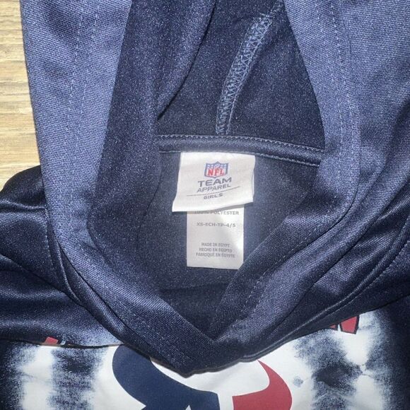 Team Apparel Youth Houston Texans Team Performance Pullover Hoodie. XSmall. N - Picture 5 of 6